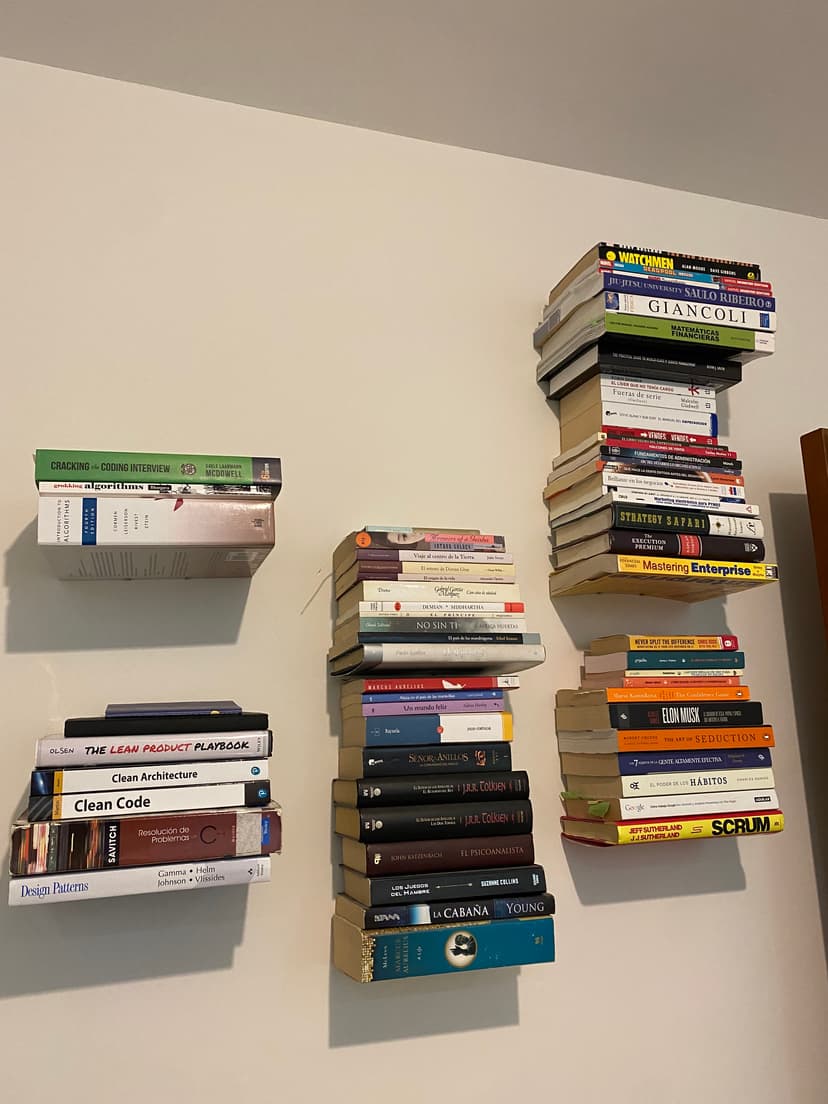 Miguel's collection of books